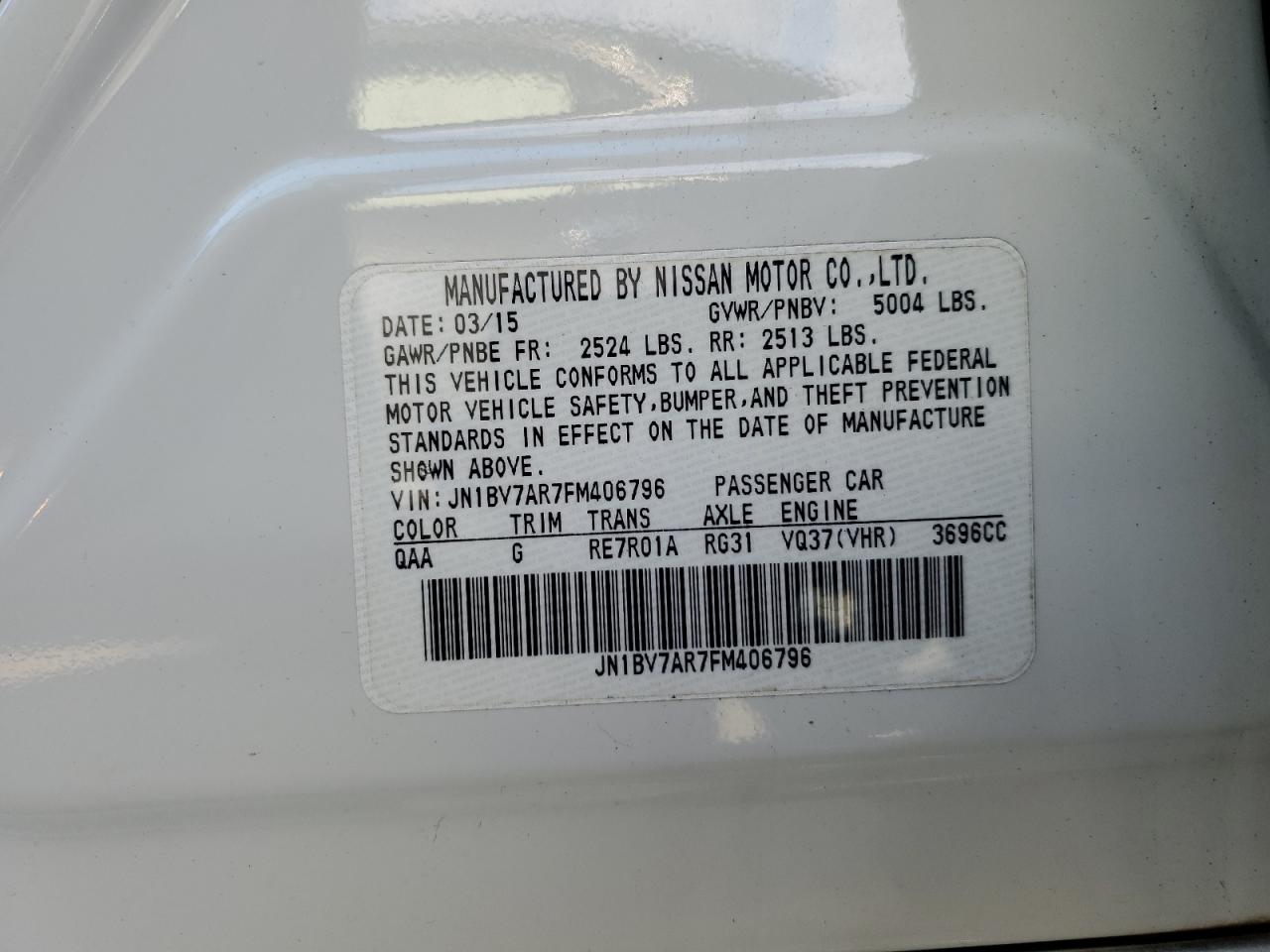 INFINITI Q50 Base Image 4