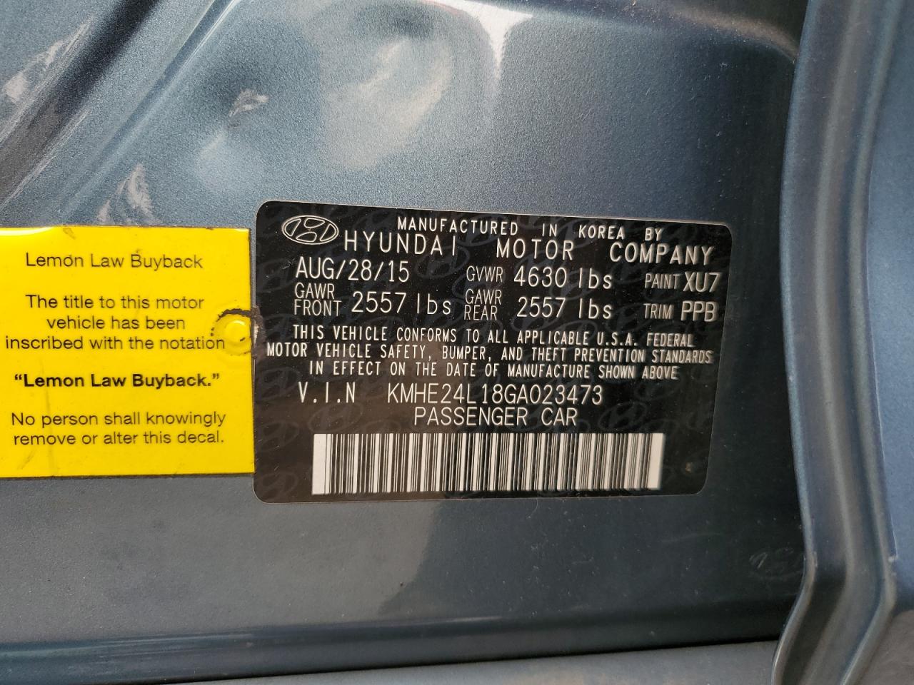 Hyundai SONATA Hybrid Image 8