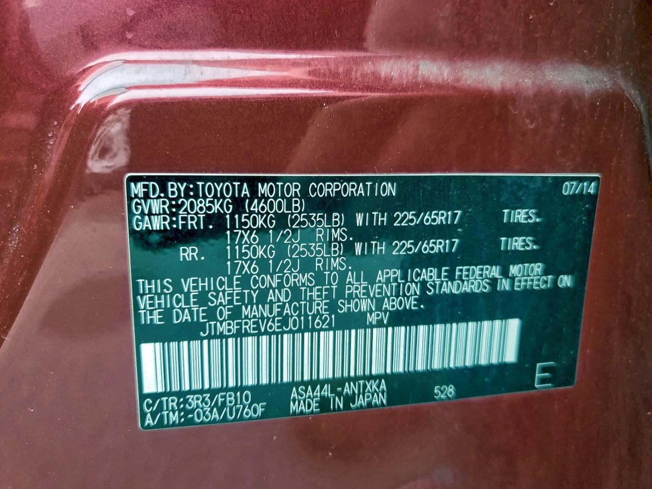 Toyota RAV4 Le Image 7