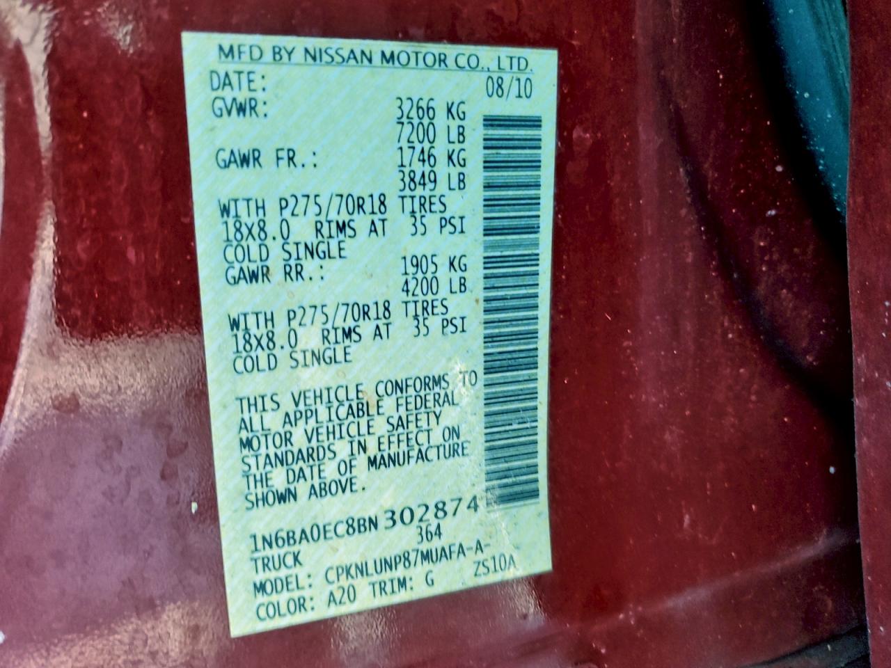 Nissan Titan S Image 11