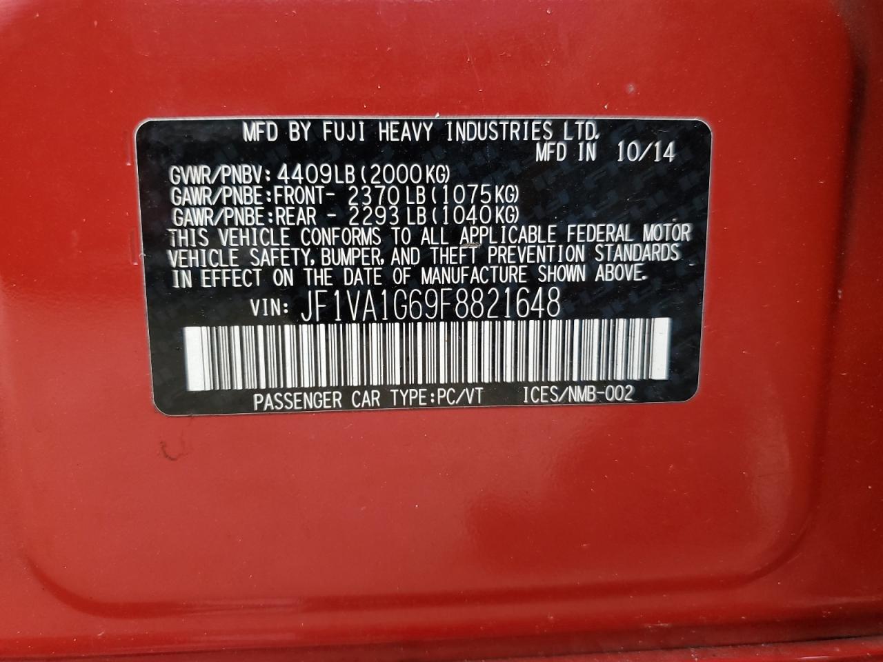 Subaru WRX Limited Image 12