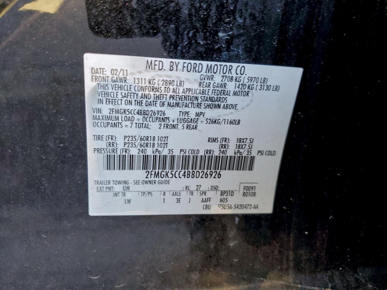 Ford Flex Sel Image 4