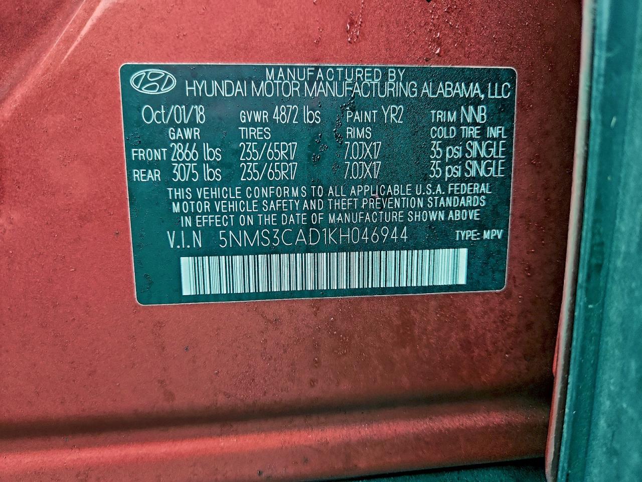 Hyundai SANTA FE Sel Image 13