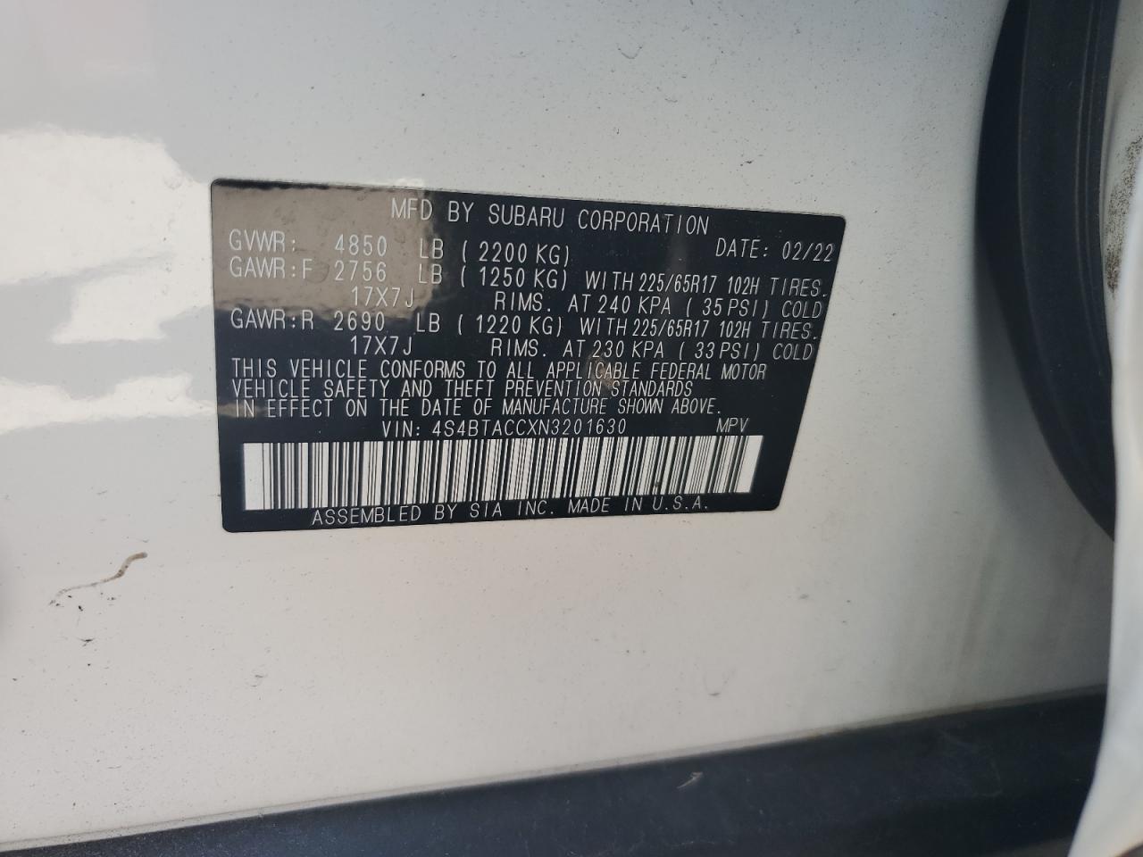 Subaru Outback Premium Image 12