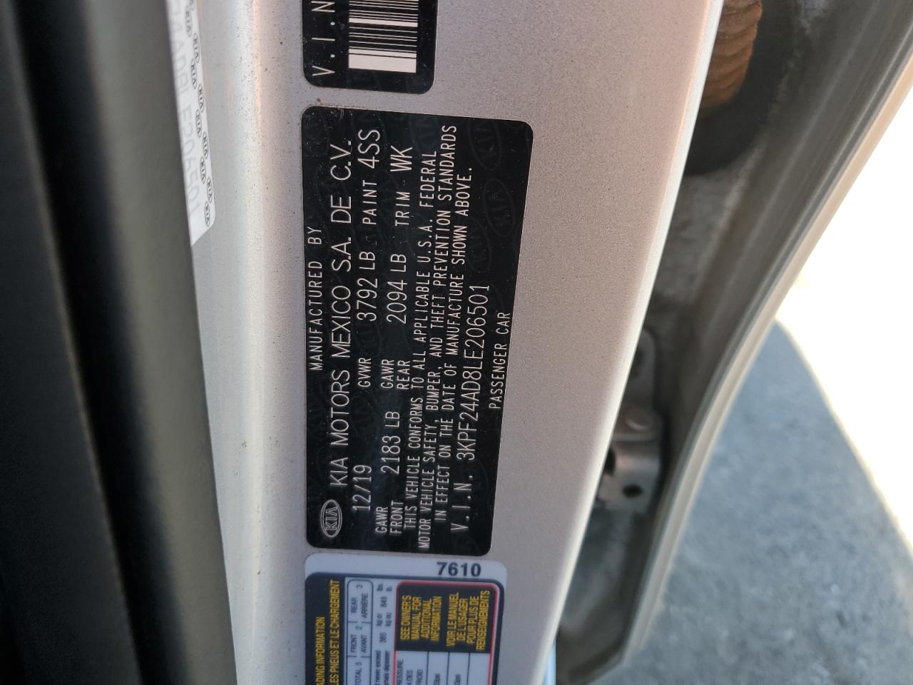 Kia Forte Fe Image 8