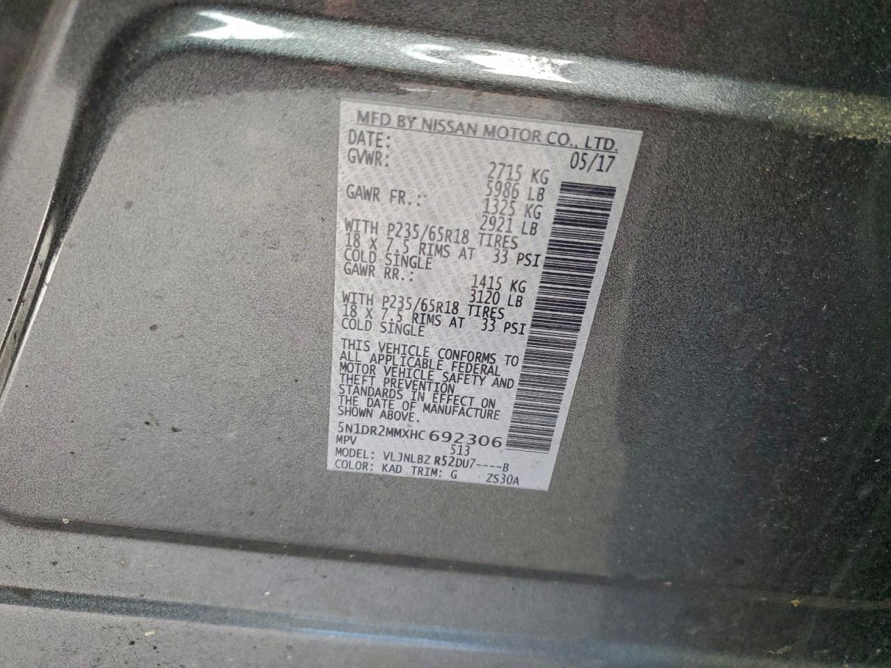 Nissan Pathfinder S Image 10