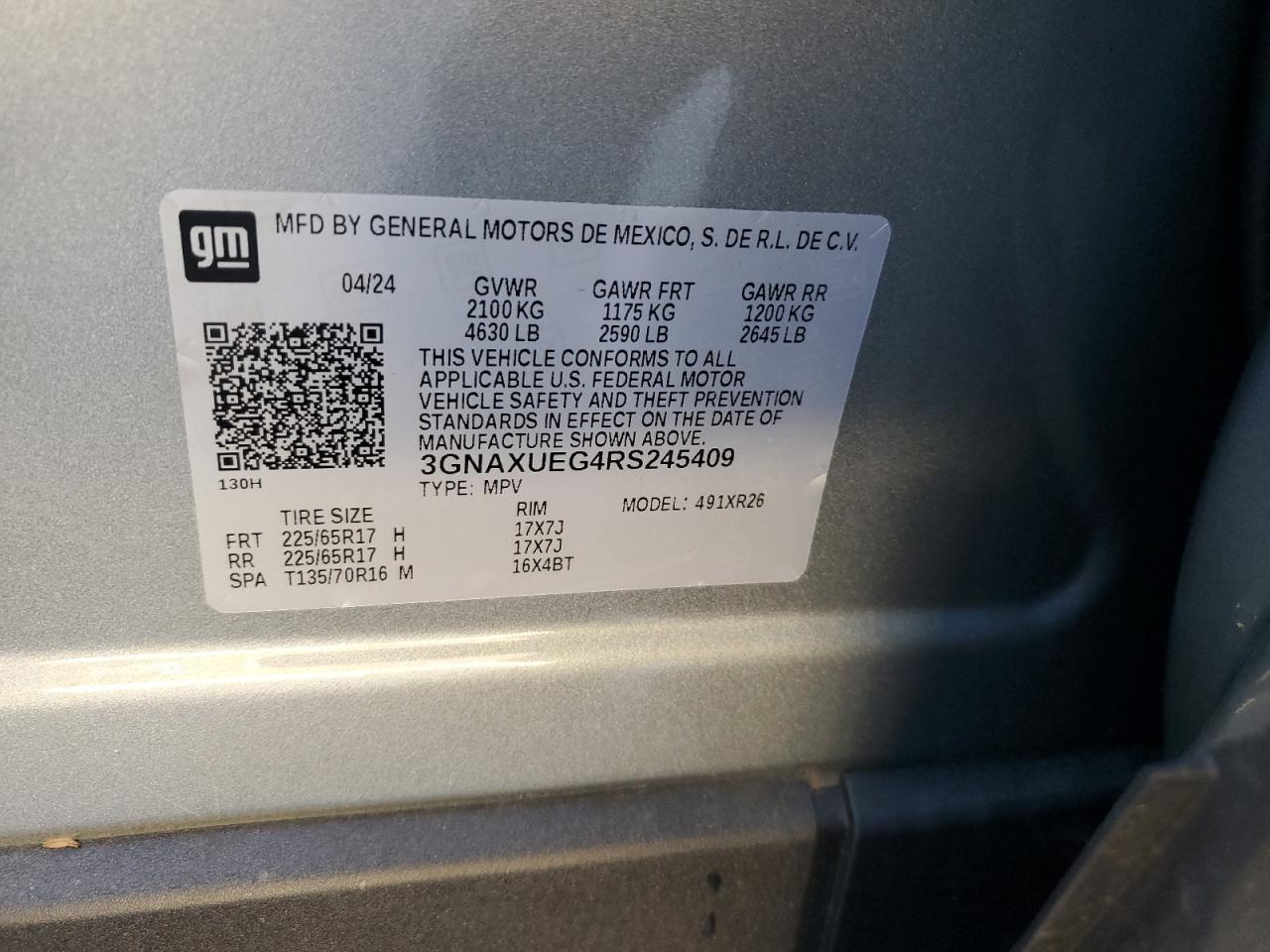 Chevrolet Equinox Lt Image 12