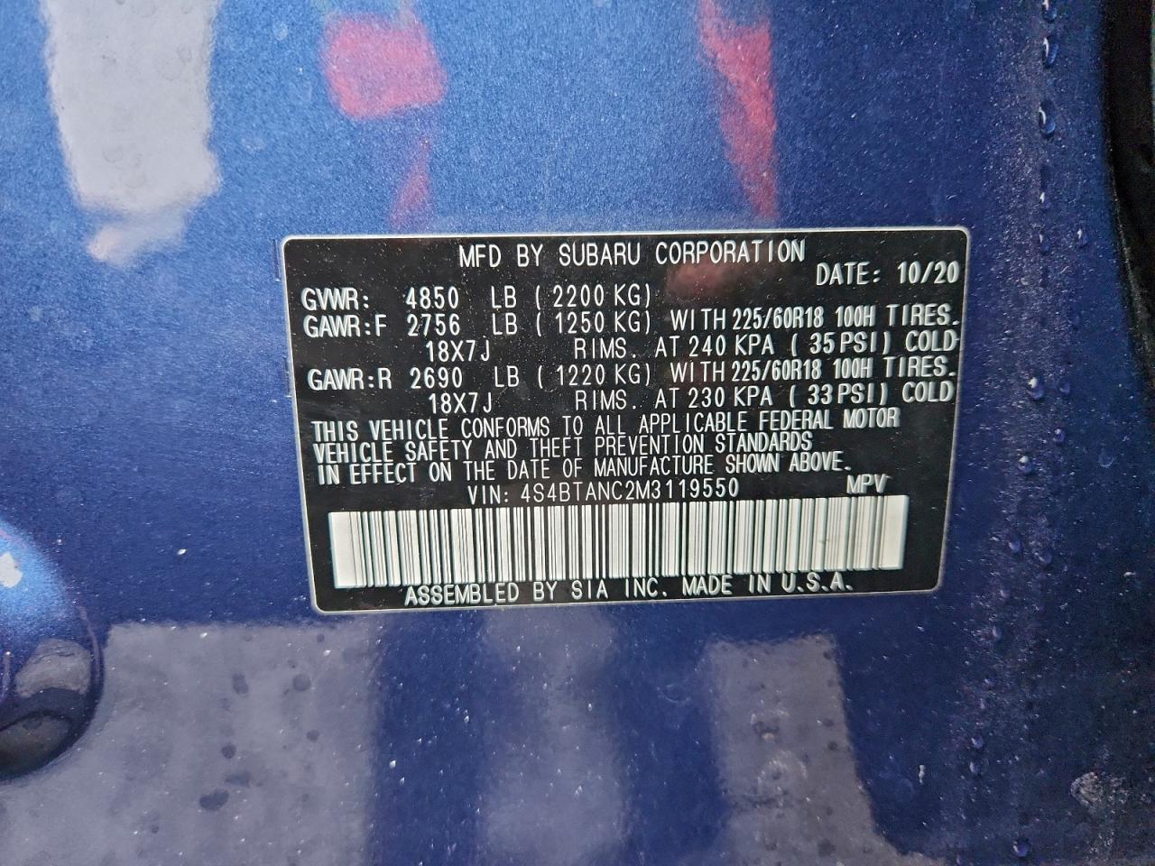 Subaru Outback Limited Image 12