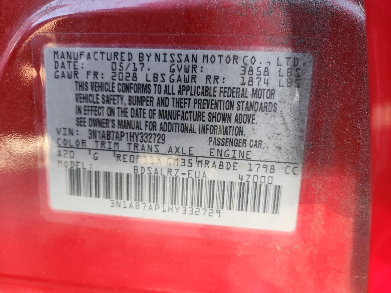 Nissan Sentra S Image 10