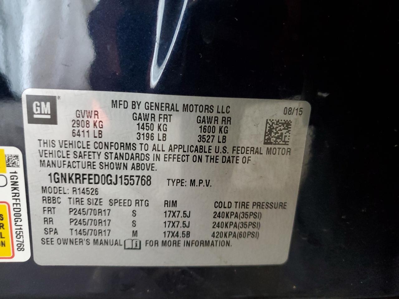 Chevrolet Traverse Ls Image 2