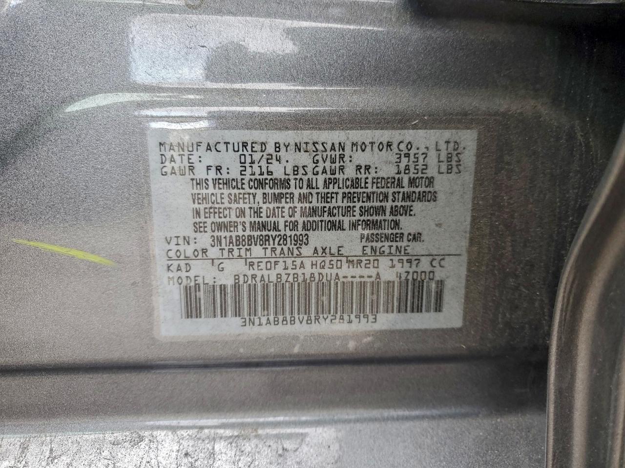 Nissan Sentra S Image 12