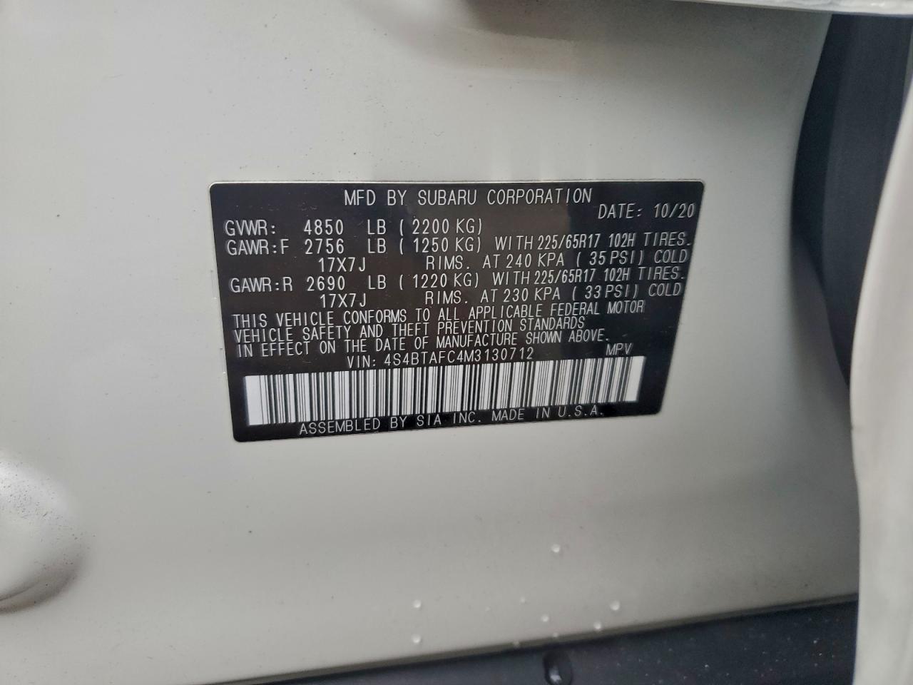 Subaru Outback Premium Image 9