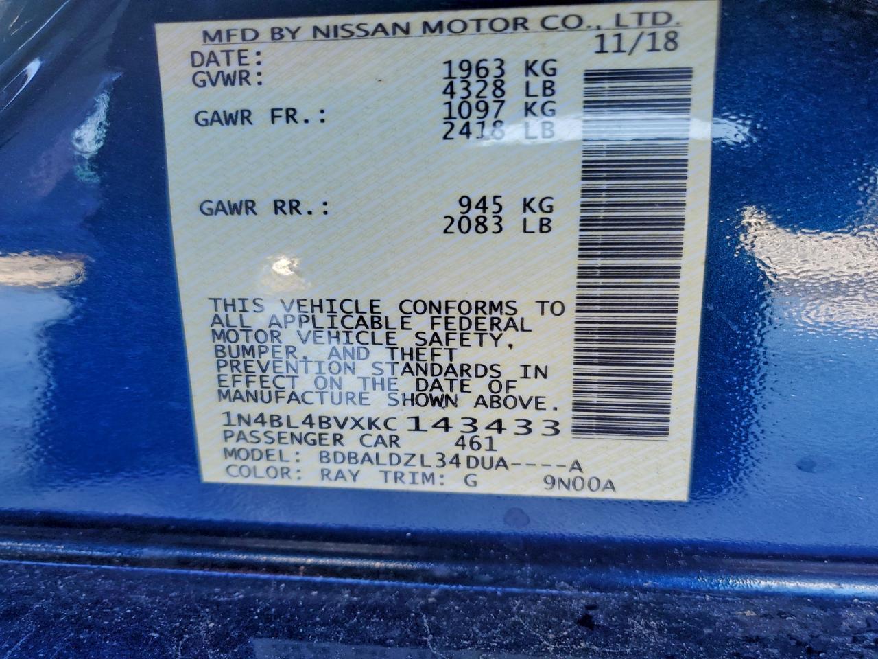 Nissan Altima S Image 7