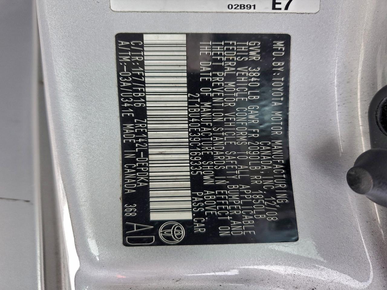 Toyota Corolla Base Image 10