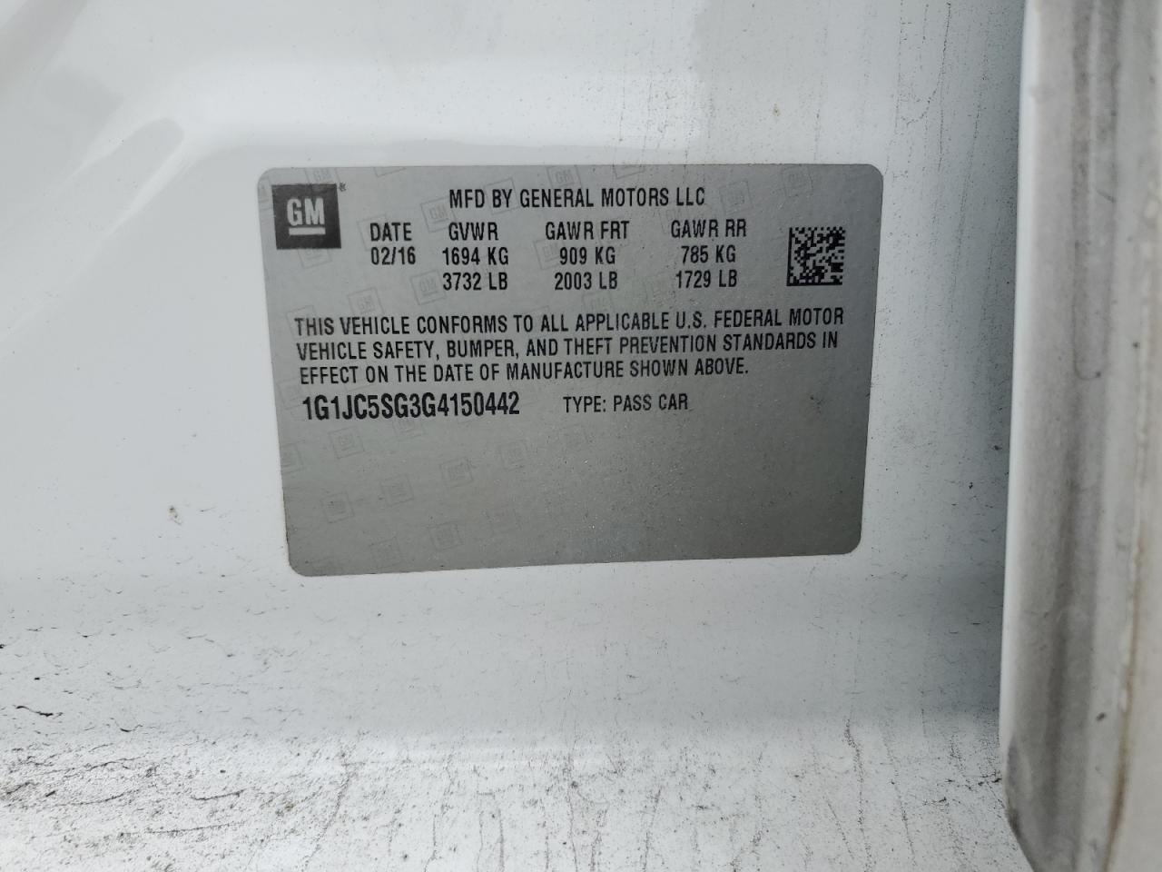 Chevrolet Sonic Lt Image 11